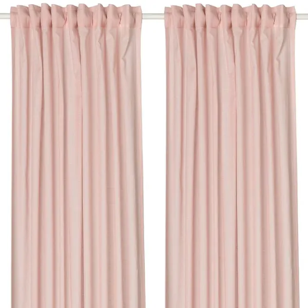 Шторы Ikea Silverlonn Розовый / Хлопок photo 1