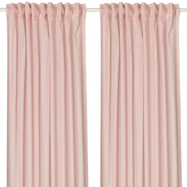 Шторы Ikea Silverlonn Розовый / Хлопок photo 1