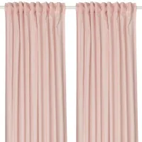 Шторы Ikea Silverlonn Розовый / Хлопок