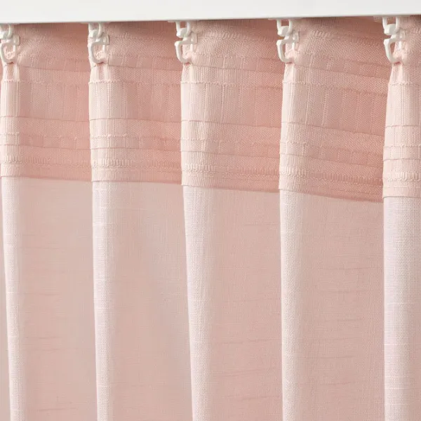 Шторы Ikea Silverlonn Розовый / Хлопок photo 3