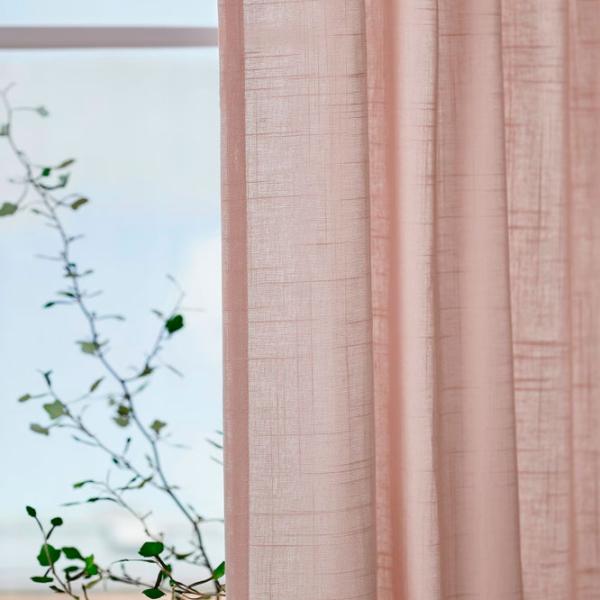 Шторы Ikea Silverlonn Розовый / Хлопок photo 5