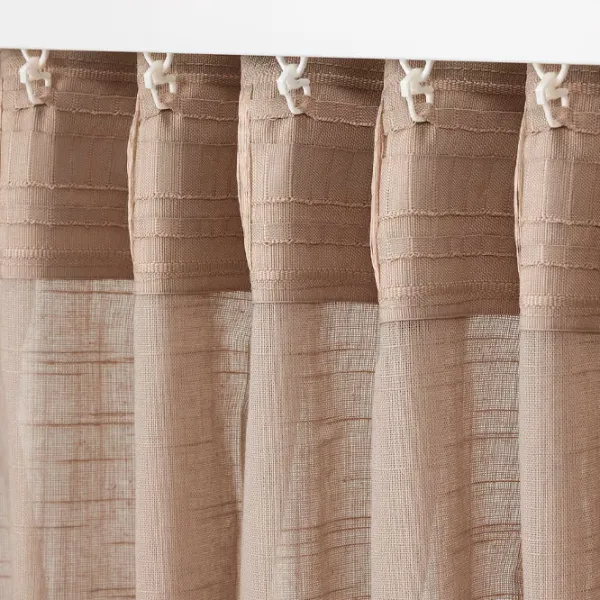 Шторы Ikea Silverlonn Бежевый / Хлопок photo 3