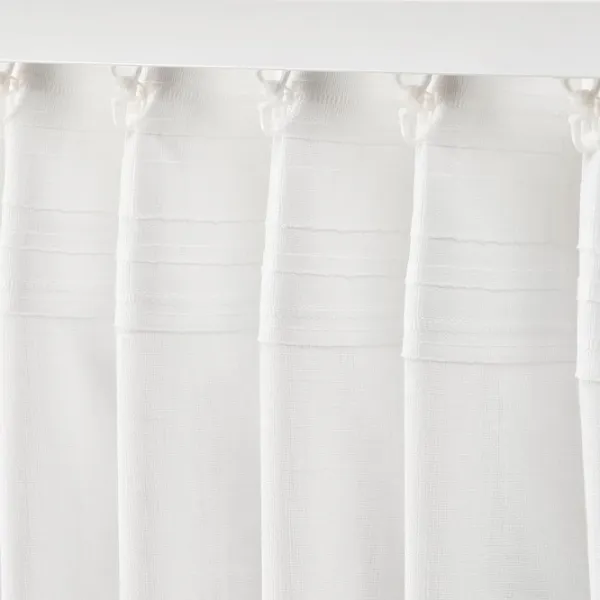 Шторы Ikea Silverlonn Белый / Хлопок photo 2