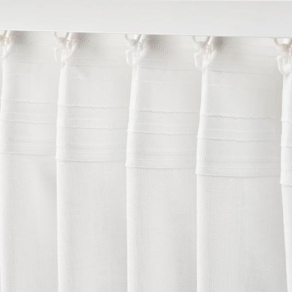 Шторы Ikea Silverlonn Белый / Хлопок photo 2