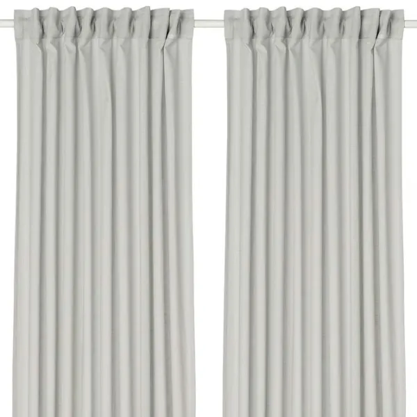 Шторы Ikea Silverlonn Серый / Хлопок photo 1