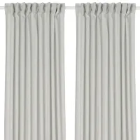 Шторы Ikea Silverlonn Серый / Хлопок