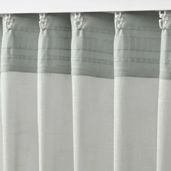 Шторы Ikea Silverlonn Серый / Хлопок photo 2
