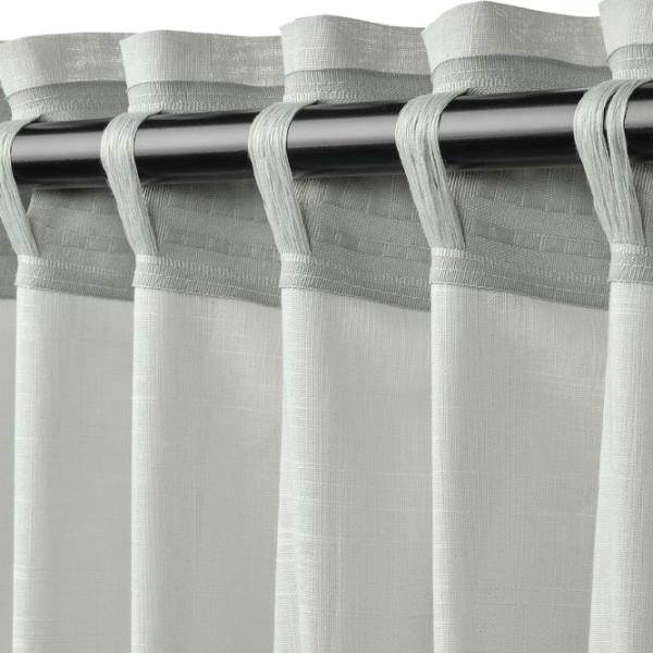 Шторы Ikea Silverlonn Серый / Хлопок photo 3