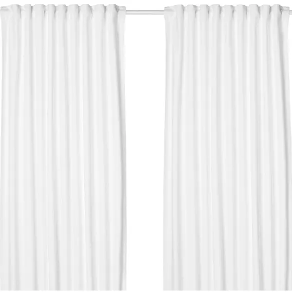 Шторы Ikea Tibast Белый / Хлопок photo 1