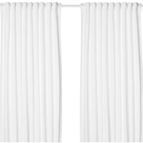 Шторы Ikea Tibast Белый / Хлопок photo 1