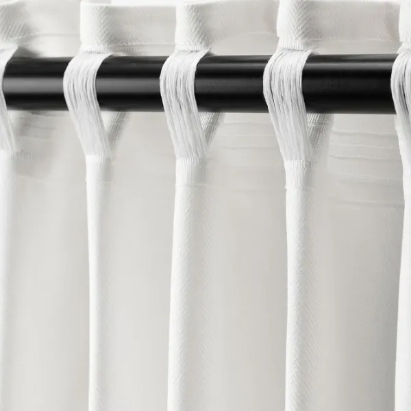 Шторы Ikea Tibast Белый / Хлопок photo 5