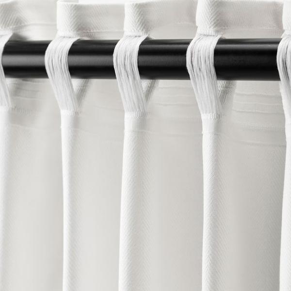 Шторы Ikea Tibast Белый / Хлопок photo 5