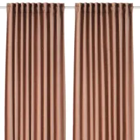 Шторы Ikea Tibast Красный / Хлопок