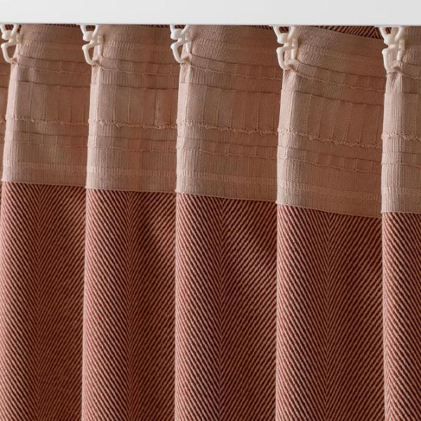 Шторы Ikea Tibast Красный / Хлопок photo 3