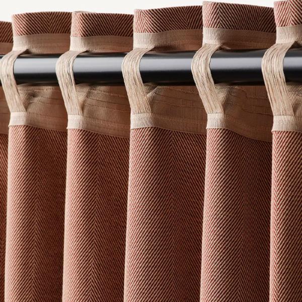 Шторы Ikea Tibast Красный / Хлопок photo 4