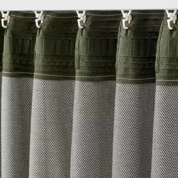 Шторы Ikea Tibast Зеленый / Хлопок photo 3