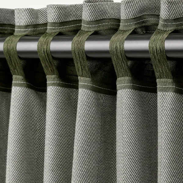 Шторы Ikea Tibast Зеленый / Хлопок photo 4