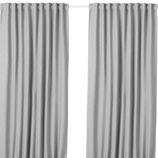 Шторы Ikea Vilborg Серый / Полиэстер photo 1