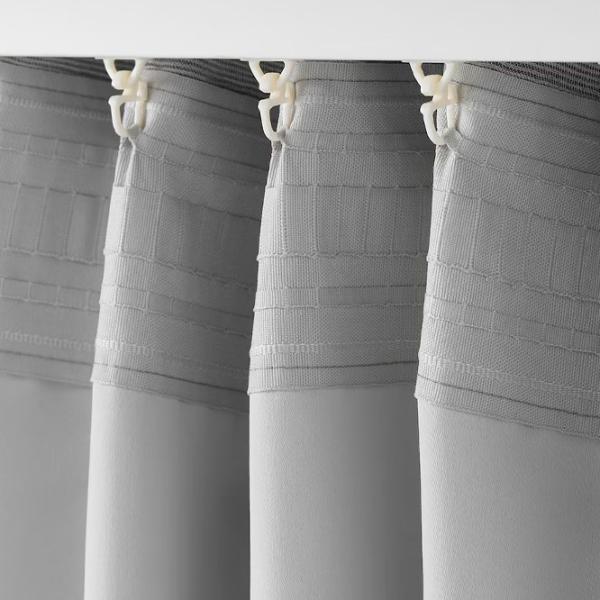 Шторы Ikea Vilborg Серый / Полиэстер photo 5