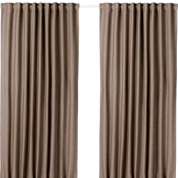 Шторы Ikea Vilborg Бежевый / Полиэстер photo 1