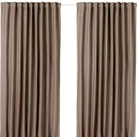 Шторы Ikea Vilborg Бежевый / Полиэстер