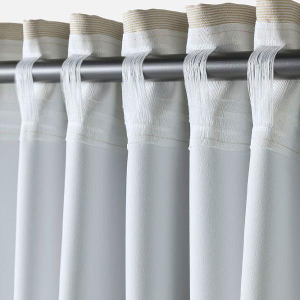 Шторы Ikea Vilborg Бежевый / Полиэстер photo 3