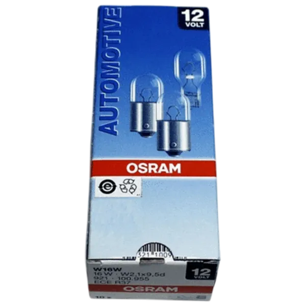 Lampă auto Osram 10688-921 Incandescentă / W16W / W2.1x9.5d / 16 W /  photo 1