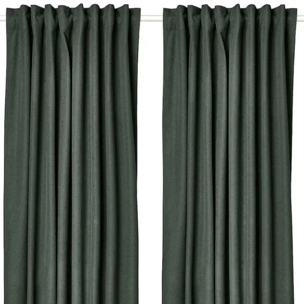 Шторы Ikea Rosenmandel Зеленый / Полиэстер photo 1