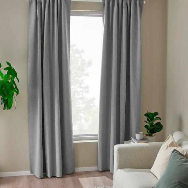 Шторы Ikea Rosenmandel Серый / Полиэстер photo 3