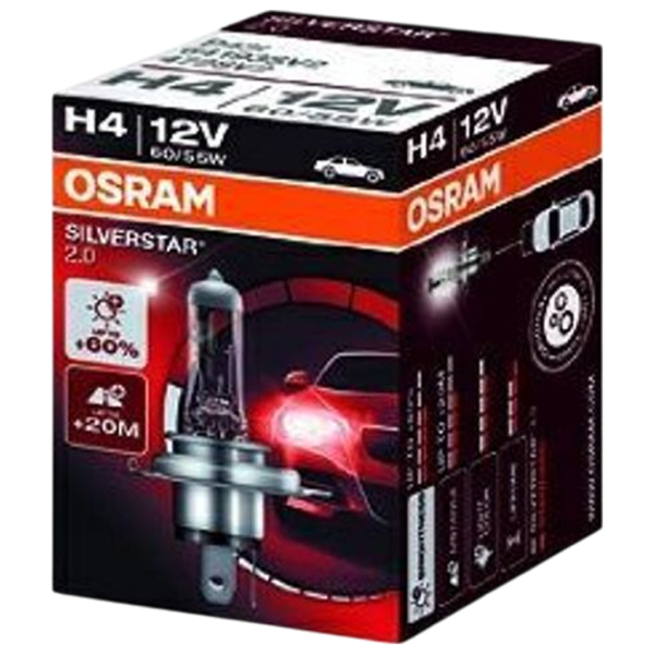 Lampă auto Osram 64193SV2 +60% Halogen / H4 / P43t / 60 - 55 W /  photo 2