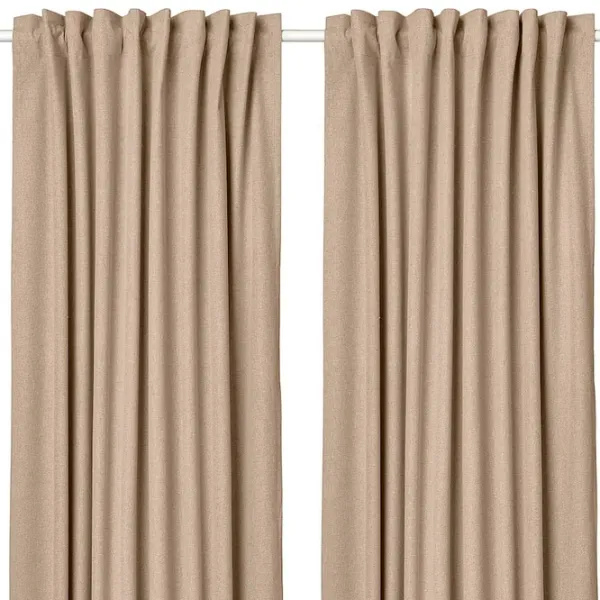 Шторы Ikea Rosenmandel Желтый / Полиэстер photo 1