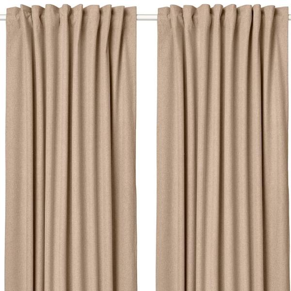 Шторы Ikea Rosenmandel Желтый / Полиэстер photo 1