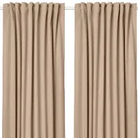 Шторы Ikea Rosenmandel Желтый / Полиэстер