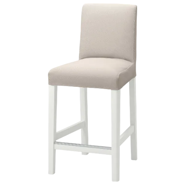 Scaun de bar Ikea Bergmund Textil / Lemn / Beige photo 1