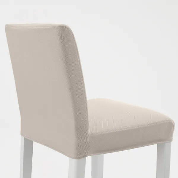 Scaun de bar Ikea Bergmund Textil / Lemn / Beige photo 3