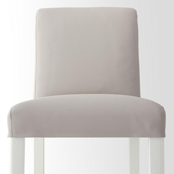 Scaun de bar Ikea Bergmund Textil / Lemn / Beige photo 4