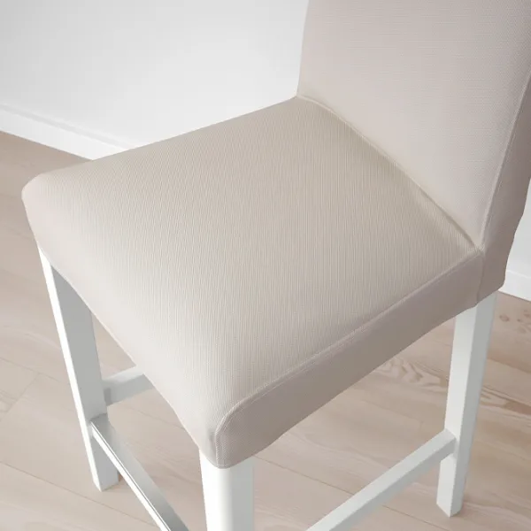 Scaun de bar Ikea Bergmund Textil / Lemn / Beige photo 5