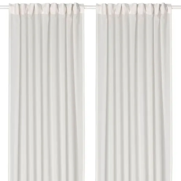 Шторы Ikea Rosenrobinia Белый / Полиэстер photo 1