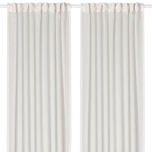 Шторы Ikea Rosenrobinia Белый / Полиэстер photo 1