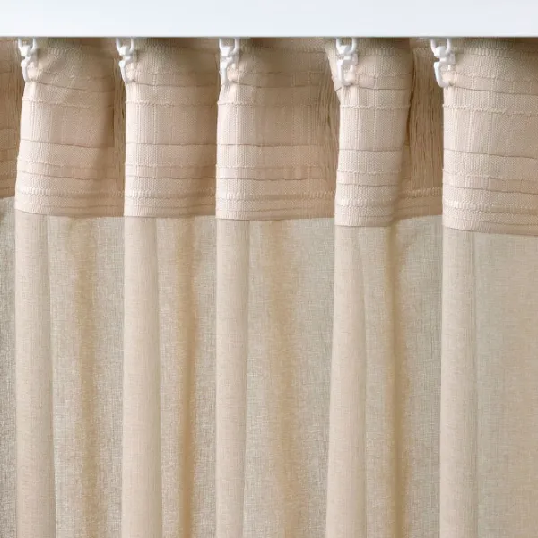 Шторы Ikea Rosenrobinia Бежевый / Полиэстер photo 3