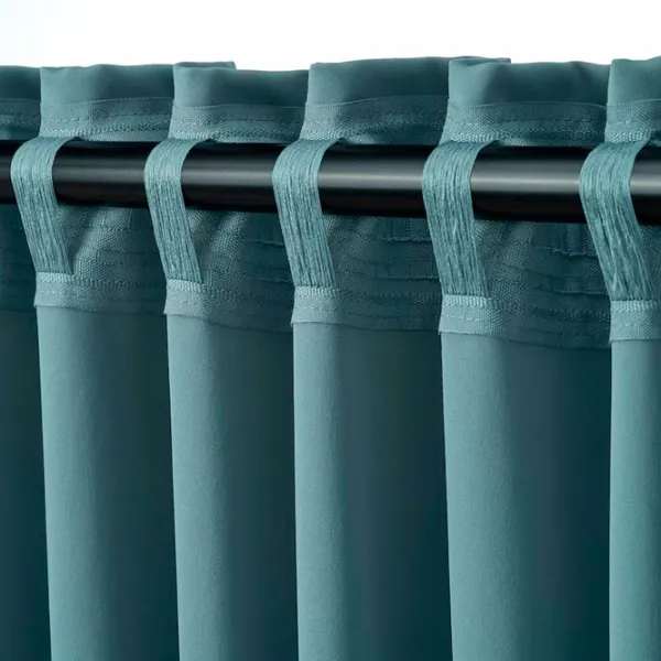 Шторы Ikea Majgull Аквамариновый / Полиэстер photo 5