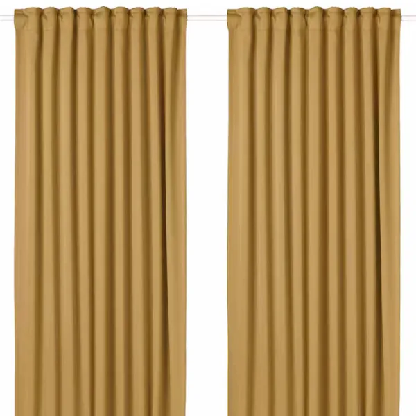 Шторы Ikea Majgull Желтый / Полиэстер photo 1