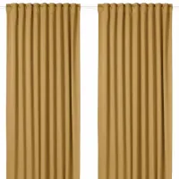 Шторы Ikea Majgull Желтый / Полиэстер