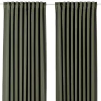 Шторы Ikea Majgull Зеленый / Хлопок