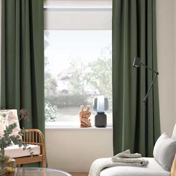 Шторы Ikea Majgull Зеленый / Хлопок photo 2