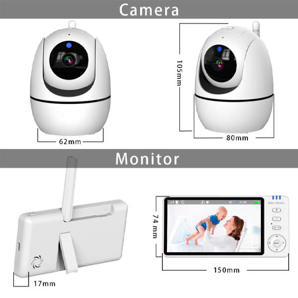Радио-няня Baby Monitor ABM501 Аккумулятор /  photo 5