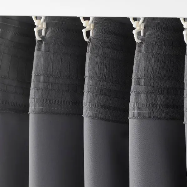 Шторы Ikea Majgull Серый / Полиэстер photo 3