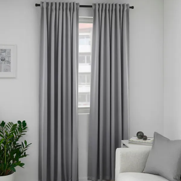 Шторы Ikea Majgull Серый / Полиэстер photo 4