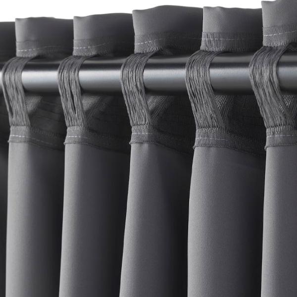 Шторы Ikea Majgull Серый / Полиэстер photo 5