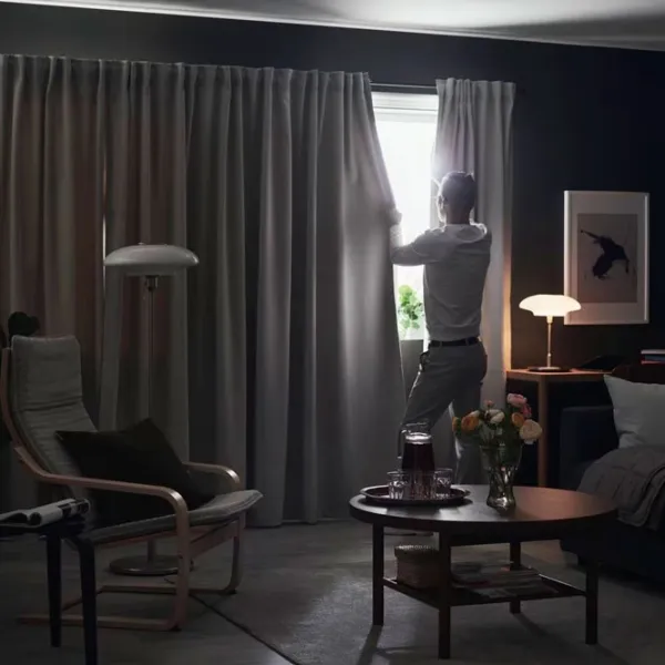 Шторы Ikea Majgull Серый / Полиэстер photo 4